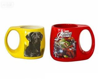 Burtă Curbată Cu Mâner Cană Ceramică