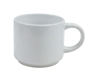 Căni de cafea din ceramică albă